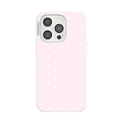 Blush Pink PolkaDot &mdash; iPhone 14 Pro MagSafe Case image number 1