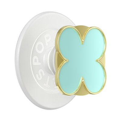 Enamel Clover Mint &mdash; MagSafe PopGrip