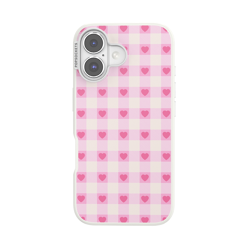 Blush Gingham &mdash; iPhone 16 MagSafe Case image number 0