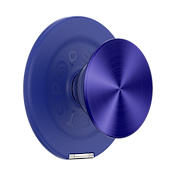 Aluminum Radial French Navy &mdash;  MagSafe Kick-Out Grip & Stand image number 1