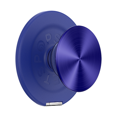 Aluminum Radial French Navy —  MagSafe Kick-Out Grip & Stand