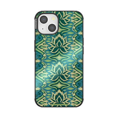 Mirror White Lotus Textile&nbsp; &mdash; iPhone 13 MagSafe Case