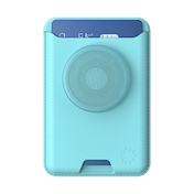 Butterfly Pea Blue &mdash; Softgoods MagSafe PopWallet+ image number 2