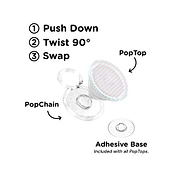 Fluted Opalescent &mdash; PopTop image number 3