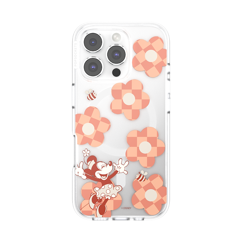 Minnie Checkered Flower&nbsp; &mdash; iPhone 16 Pro MagSafe Case image number 0