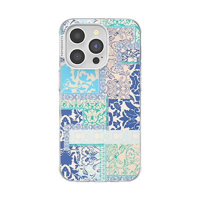 Tapestry Blue &mdash; iPhone 14 Pro MagSafe Case