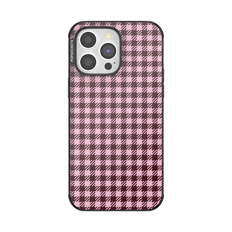 Black Cherry Gingham &mdash; iPhone 14 Pro Max MagSafe Case image number 0