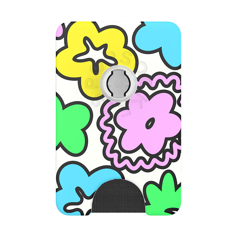 Doodle Flowers &mdash; MagSafe PopWallet+ image number 2