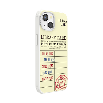 Secondary image for hover PopSockets Library Card &mdash; iPhone 14 MagSafe Case