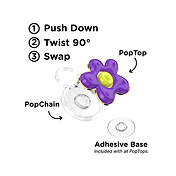 Enamel Wonky Daisy &mdash; PopTop image number 2
