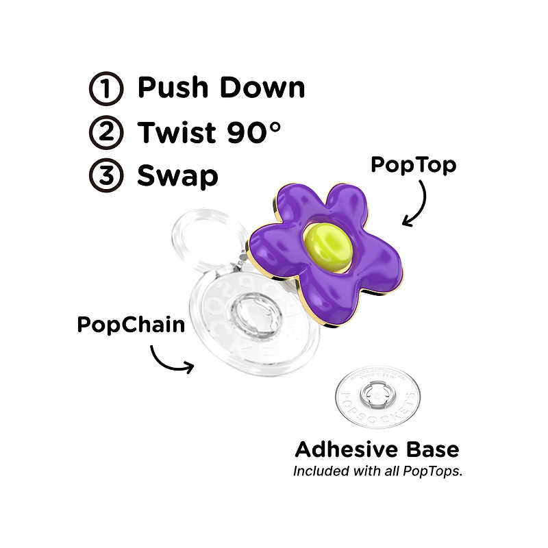 Enamel Wonky Daisy &mdash; PopTop image number 1