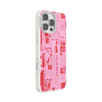 Secondary image for hover Hot off the Press Pink &mdash; iPhone 16 Pro Max MagSafe Case