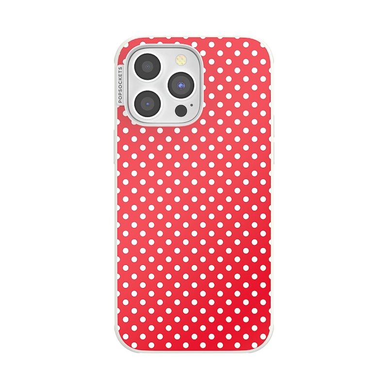 Cherry Red Polka Dot &mdash; iPhone 14 Pro Max MagSafe Case image number 0