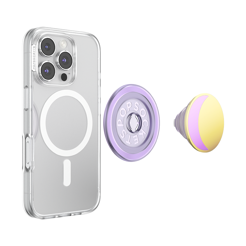 Enamel Waxing Moon Lilac &mdash; MagSafe PopGrip image number 4