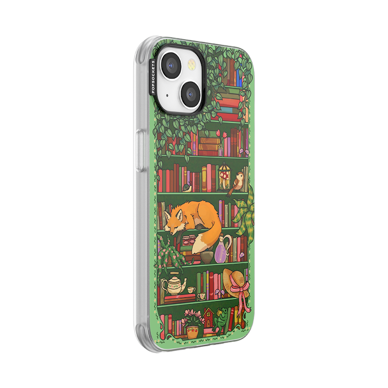 Storied Shelves Green &mdash; iPhone 14 MagSafe Case image number 1