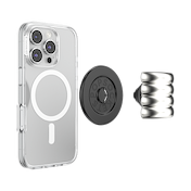 Enamel Puffy Stack Silver &mdash;  MagSafe PopGrip image number 6