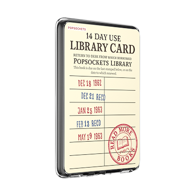 Secondary image for hover PopSockets Library Card &mdash; Kindle 12th Gen MagSafe Case