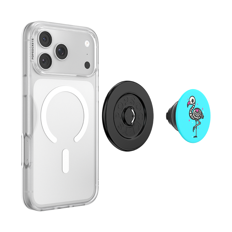 Goth Flamingo &mdash; MagSafe PopGrip image number 4