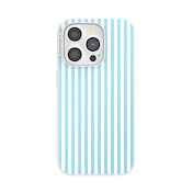 Soft Blue Stripe &mdash; iPhone 15 Pro MagSafe Case image number 1