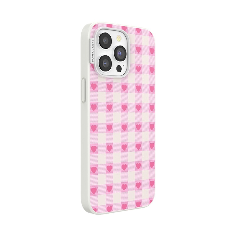 Blush Gingham &mdash; iPhone 15 Pro Max MagSafe Case image number 1