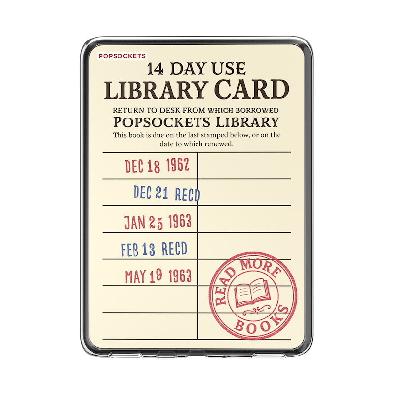 PopSockets Library Card &mdash; Kindle 12th Gen MagSafe Case image number 0
