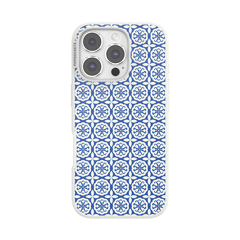 Navy Mosaic &mdash; iPhone 16 Pro MagSafe Case image number 0