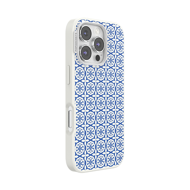 Navy Mosaic &mdash; iPhone 16 Pro MagSafe Case image number 1