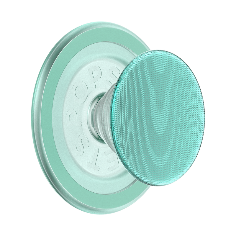 Aluminum Moire Turquoise — MagSafe PopGrip image number 0