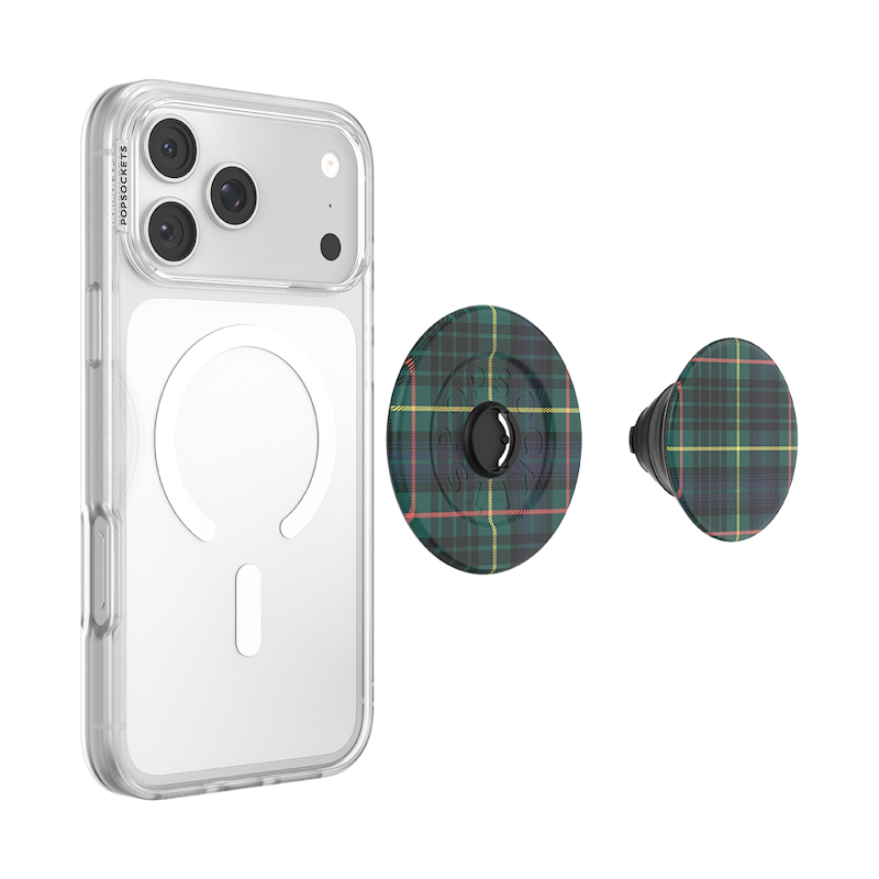 Classic Tartan Green &mdash; MagSafe PopGrip image number 3