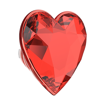 Crystal Heart Rosso &mdash;  PopTop