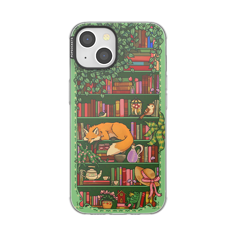 Storied Shelves Green &mdash; iPhone 13 MagSafe Case image number 0