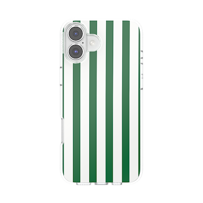 Club Stripe Green &mdash; iPhone 16 Plus MagSafe Case