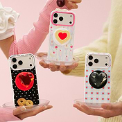 Berry Sweet Gingham &mdash; iPhone 13 MagSafe Case image number 4