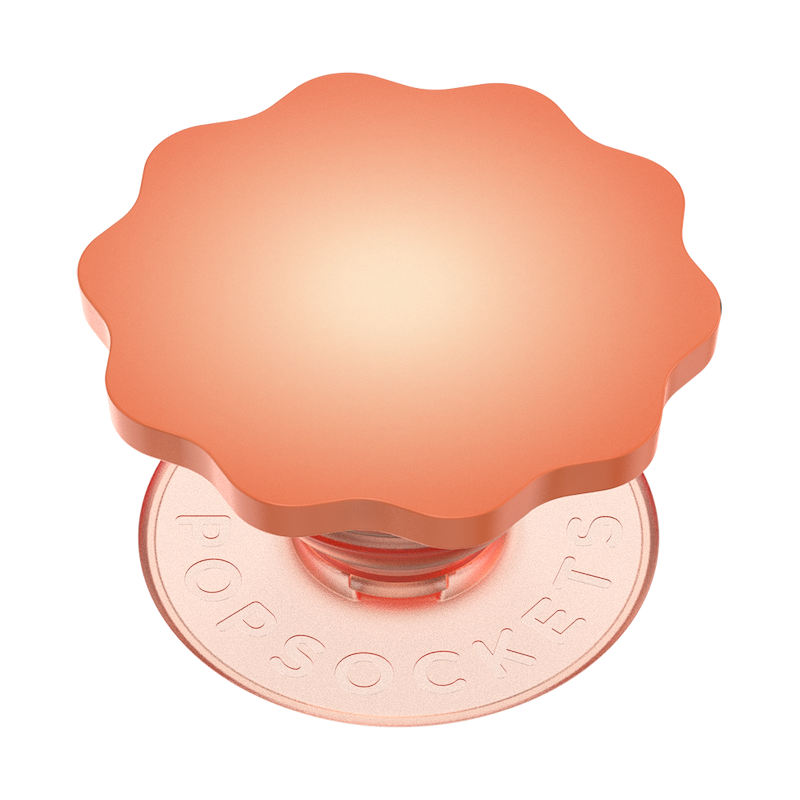 Molded Flower Apricot &mdash; Adhesive PopGrip image number 0