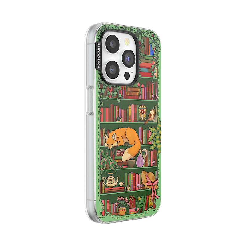 Storied Shelves Green &mdash; iPhone 15 Pro MagSafe Case image number 1