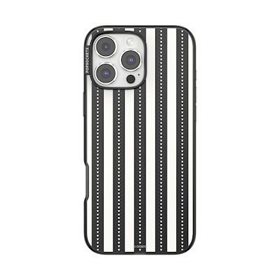 Chic Mickey Stripe &mdash; iPhone 16 Pro Max MagSafe Case