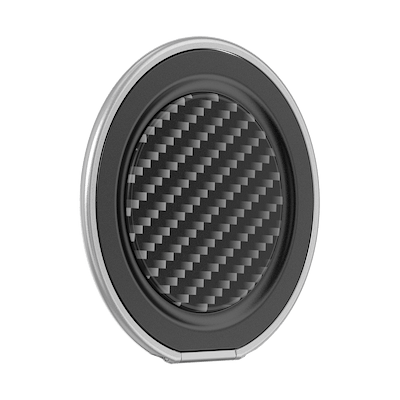 Carbon Lattice Black &mdash; MagSafe Low-Pro Grip & Stand