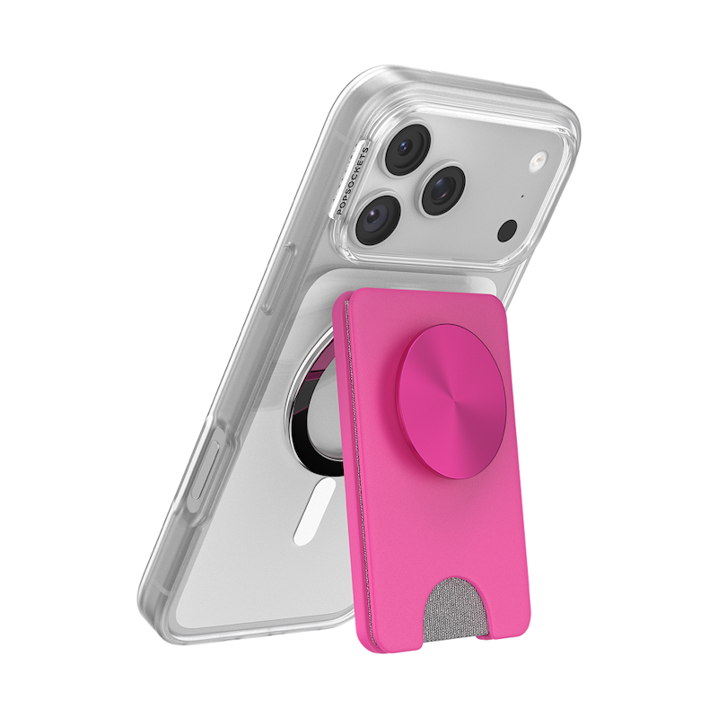 Fuchsia Radial &mdash; MagSafe Kick-Out PopWallet+ & Stand image number 13