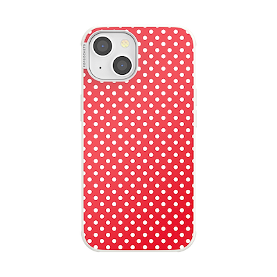 Cherry Red Polka Dot &mdash; iPhone 14 MagSafe Case