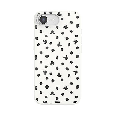 White Mickey Polka Dot &mdash; iPhone 17e/16e MagSafe Case