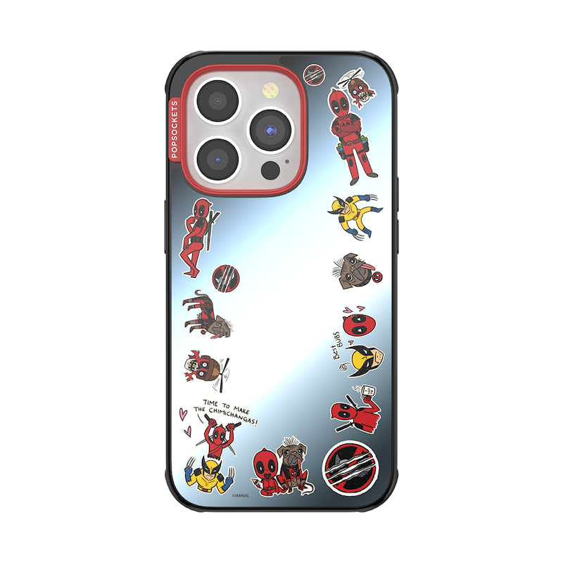 Mirror We Are Deadpool — iPhone 14 Pro MagSafe Case image number 0
