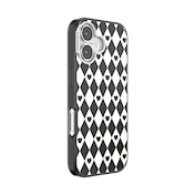 Harlequin Hearts Black &mdash; iPhone 17 MagSafe Case image number 2