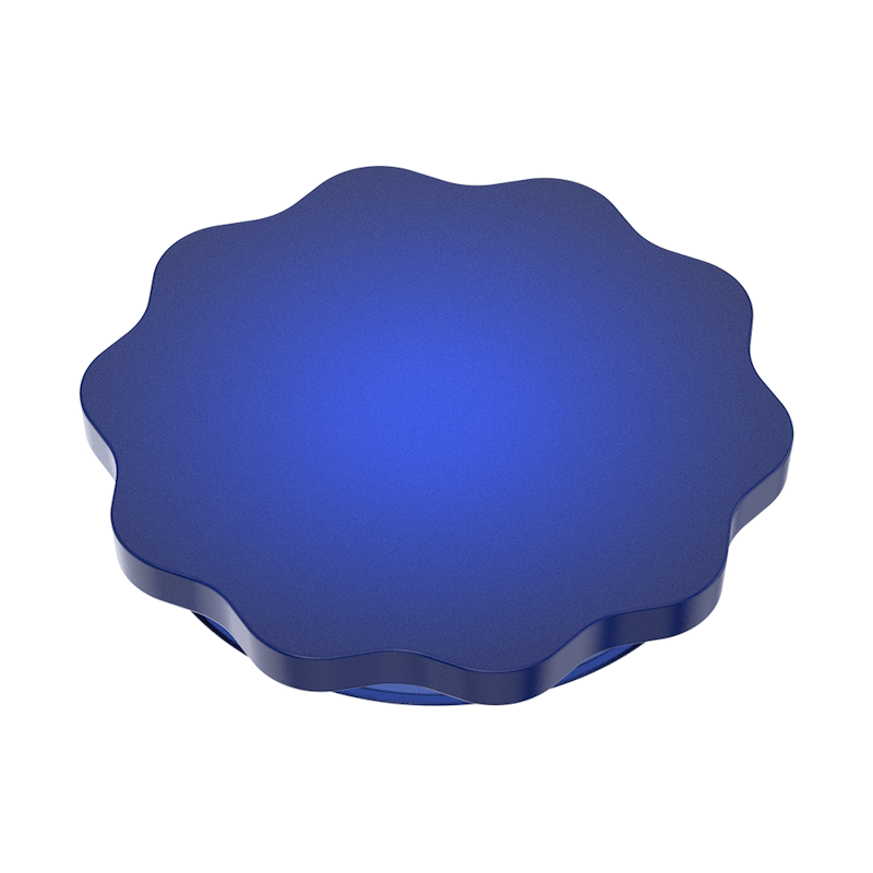 Molded Flower Cobalt &mdash; Adhesive PopGrip image number 3