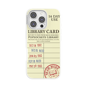 PopSockets Library Card &mdash; iPhone 16 Pro MagSafe Case image number 1