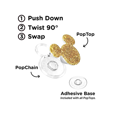 Secondary image for hover Earridescent Gold Mickey &mdash; PopTop