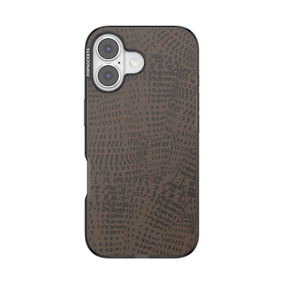 Cocoa Umber Petrified &mdash; iPhone 17 MagSafe Case