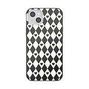 Harlequin Hearts Black&nbsp; &mdash; iPhone 14 Plus MagSafe Case image number 1