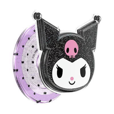 Tidepool Glitter Kuromi &mdash; MagSafe PopGrip