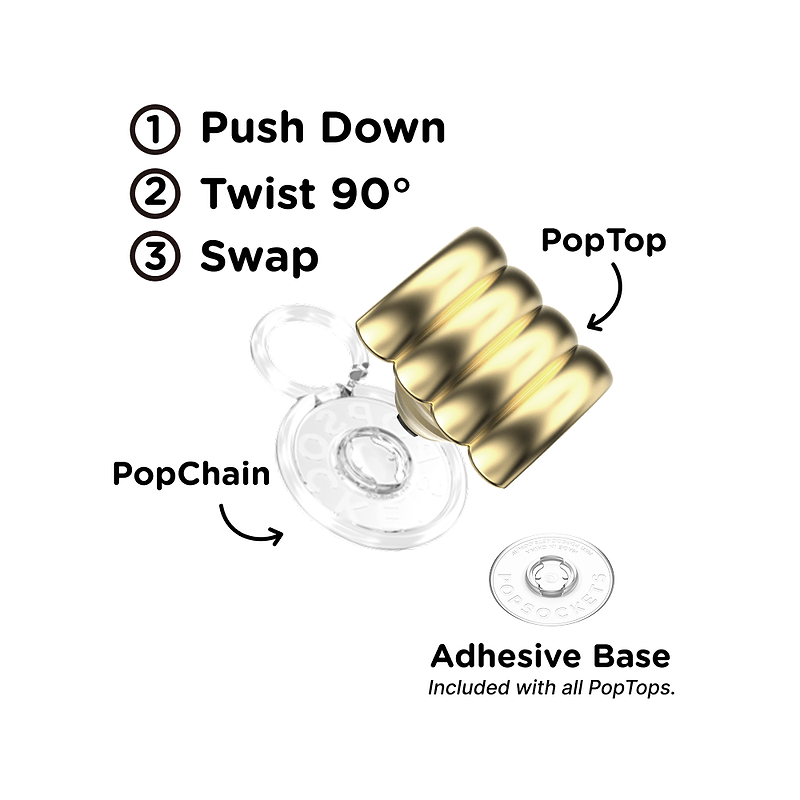 Enamel Puffy Stack Gold &mdash; PopTop image number 1