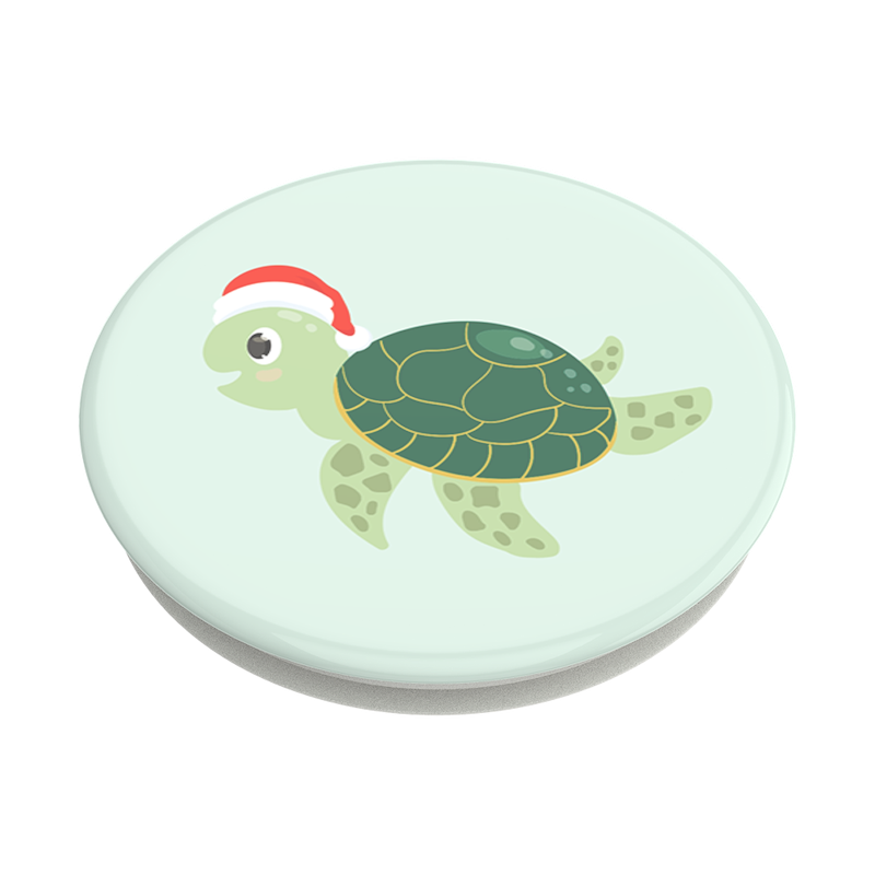 Santa Turtle — Adhesive PopGrip image number 2